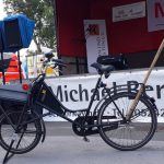 Fahrrad mit Besen