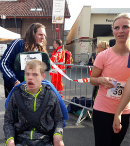 nach dem 4,8 km Firmenlauf