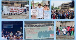 Bilder vom Europäischen Protesttag zur Gleichstellung von Menschen mit Behinderung.
